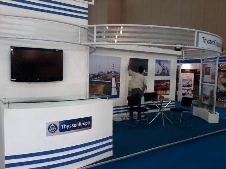 Exhibition stall fabrication and setup by True Business Times