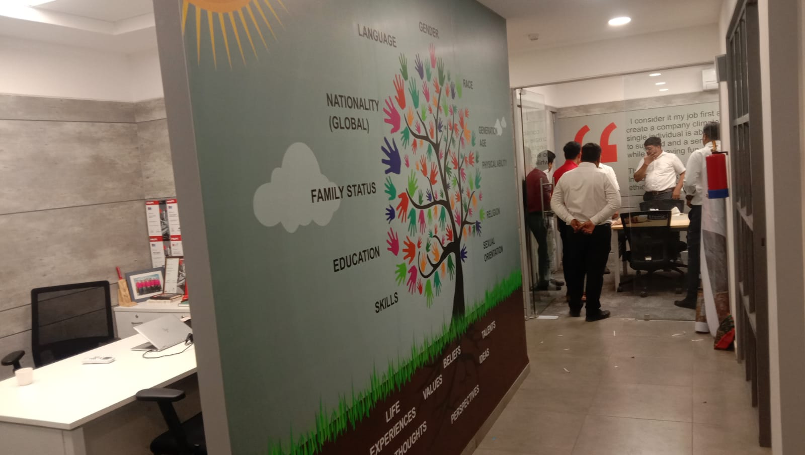 Outdoor brand branding installation by True Business Times team